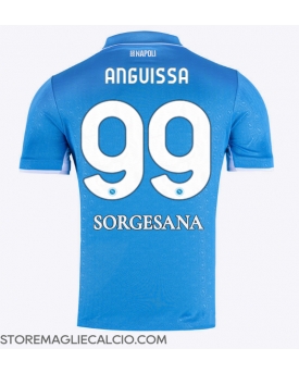 SSC Napoli Frank Anguissa #99 Maglia Gara Casa Repliche 2024-25